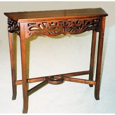 Mahogany Carved Side Table